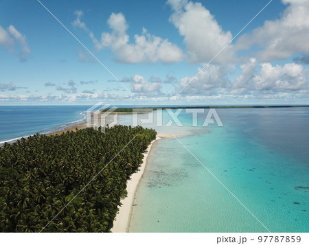 Ant atoll in Pohnpei, Micronesia 97787859