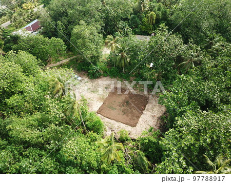 Tofol town drone view at Lelu in Kosrae, Micronesia Tofol town drone view at Lelu in Kosrae, Micronesia 97788917
