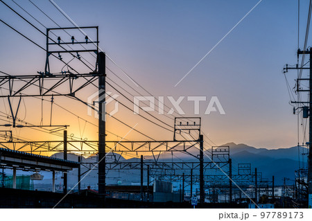 神奈川県小田原市の都市風景　鴨宮駅 97789173