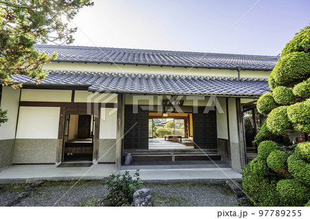 丹波篠山市立青山歴史村 桂園舎 玄関 兵庫県丹波篠山市 丹波篠山市立青山歴史村 桂園舎 玄関 兵庫県丹波篠山市 97789255