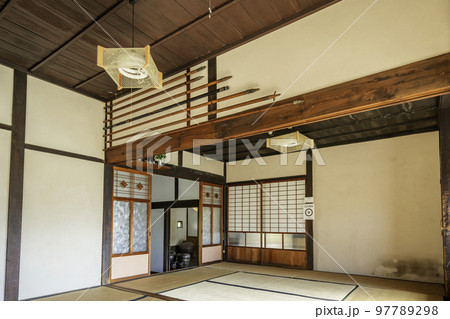 丹波篠山市立青山歴史村 桂園舎 槍と和室 兵庫県丹波篠山市 丹波篠山市立青山歴史村 桂園舎 槍と和室 兵庫県丹波篠山市 97789298