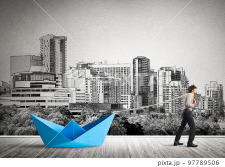 Water transporation concept 97789506