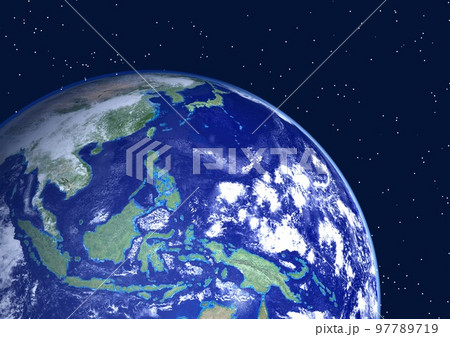 東南アジア 東南アジア諸国連合 メラネシア諸国 背景に星あり(3DCGイメージ) 東南アジア 東南アジア諸国連合 メラネシア諸国 背景に星あり(3DCGイメージ) 97789719