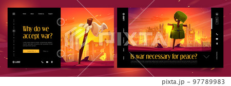 Websites about war with destroyed city 97789983