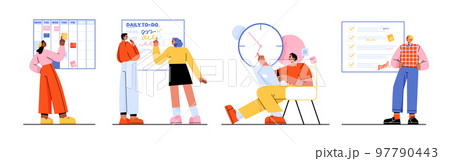 Time management, business planning, schedule Time management, business planning, schedule 97790443