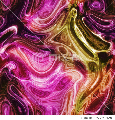 Seamless abstract background decorative texture 2d illustration 97791426