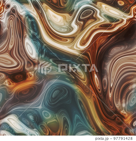 Seamless abstract background decorative texture 2d illustration 97791428
