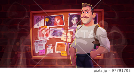 Police inspector and detective board 97791702