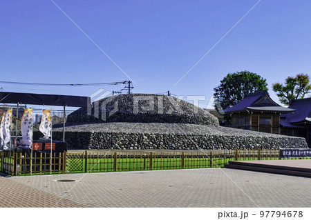 東京都　武蔵府中熊野神社古墳　上円下方墳　国史跡 97794678