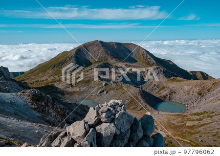白山の登山風景 97796062