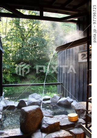 湯西川温泉揚羽貸切露天風呂 97796725