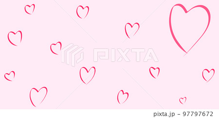 Heart shape on pink background vector Heart shape on pink background vector 97797672