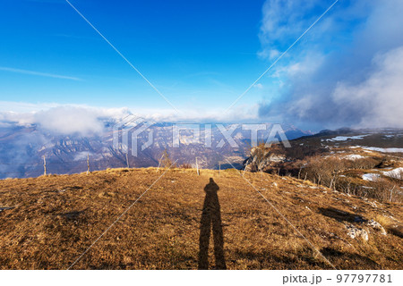 Adige Valley and the Monte Baldo - Italian Alps Veneto Italy Adige Valley and the Monte Baldo - Italian Alps Veneto Italy 97797781