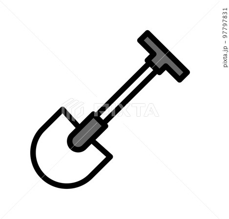 Illustration Vector Graphic of Shovel  Icon 97797831