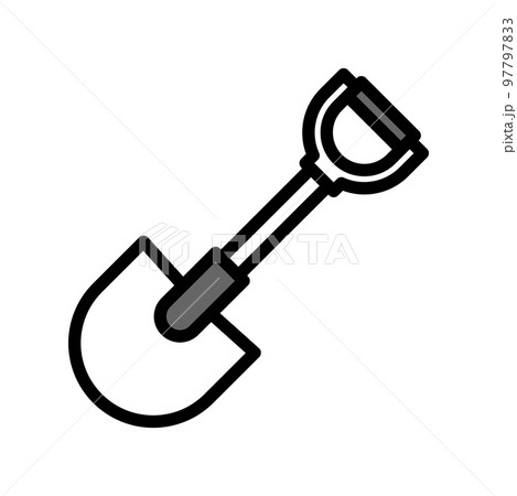 Illustration Vector Graphic of Shovel  Icon 97797833