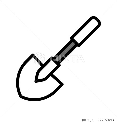 Illustration Vector Graphic of Shovel  Icon 97797843