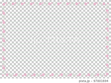 桜の便箋（横） 97801694