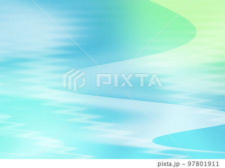 月が照らす　ブルー系のグラデーション　背景 97801911