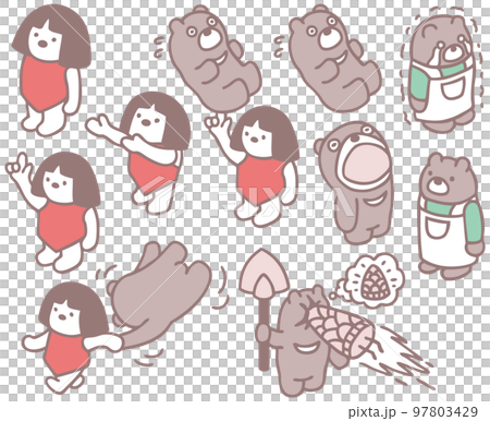 Kintaro bear character material 97803429