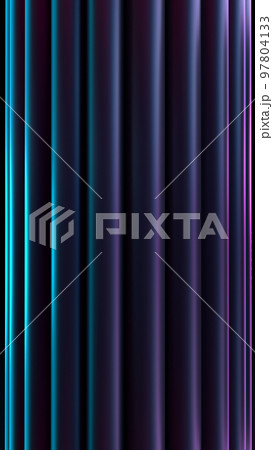 幻想的な神殿の柱の3Dイラストレーション 97804133