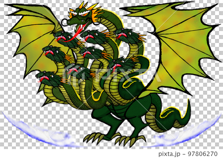Multi-headed dragon_Snake monster_Nine-headed dragon 97806270