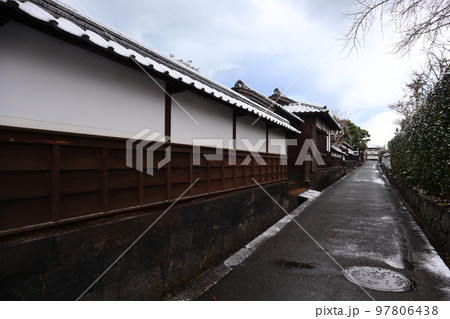 冬の萩城下町 97806438