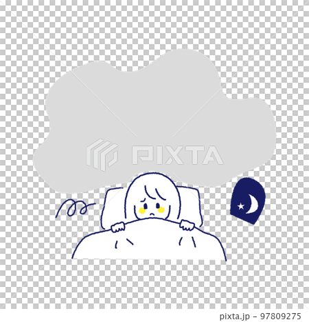 焦慮和失眠的女孩 焦慮和失眠的女孩 97809275