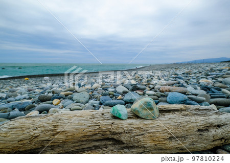 ひすいの原石と流木 ひすいの原石と流木 97810224