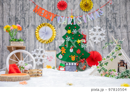 フォトスタジオ　ブースイメージ クリスマス 97810504