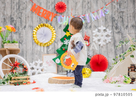 フォトスタジオ　ブースイメージ クリスマス 97810505