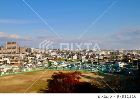 城跡からの眺望・松坂城跡（三重県・松阪市） 97811316