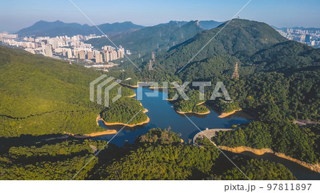 Kowloon Reservoir Dam, Kam Shan Country Park, Hong Kong 2 March 2022 97811897