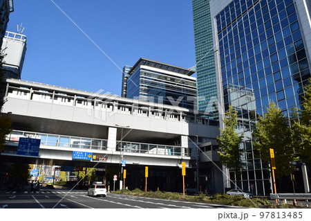 国道15号(新橋駅前) 97813485