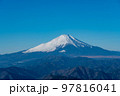 神奈川県　塔ノ岳から見た富士山 97816041