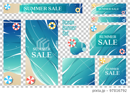 Banner set _ sea Banner set _ sea 97816792