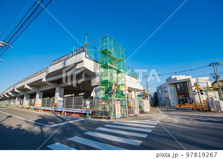 大阪府　阪急線の連続立体交差工事 97819267