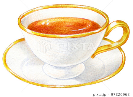 How To Draw Tea Cup And Saucer- Drawing - YouTube