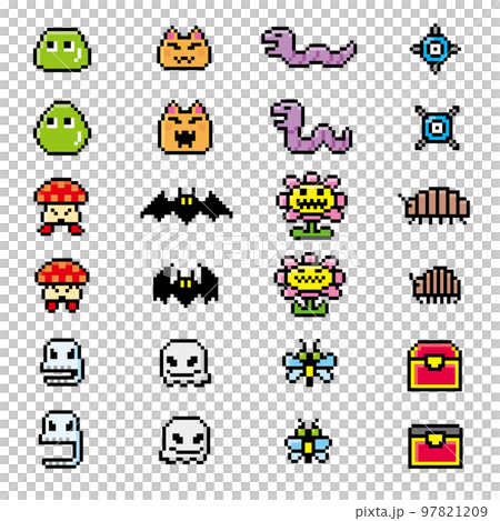 Action RPG style pixel art monster 97821209