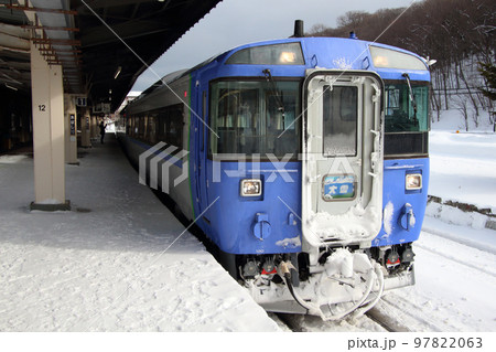 網走駅に停車中の特急大雪（キハ183系車両） 97822063
