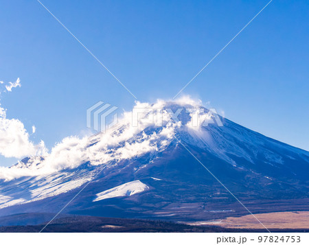 初冬の富士山とその周辺 パノラマ台からの望む眺め 初冬の富士山とその周辺 パノラマ台からの望む眺め 97824753