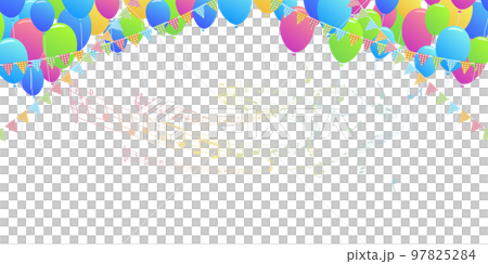 風船　フェスティバル　背景素材 97825284
