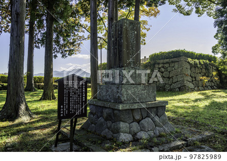 丹波篠山城跡　青山忠誠公頌徳碑　兵庫県丹波篠山市 97825989