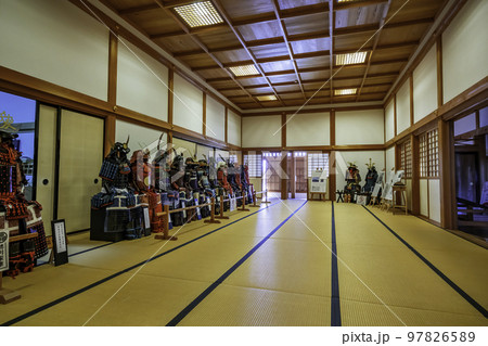 丹波篠山城跡　大書院　戦国武将の甲冑　兵庫県丹波篠山市 97826589