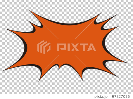Punk speech bubble Red A Punk speech bubble Red A 97827056