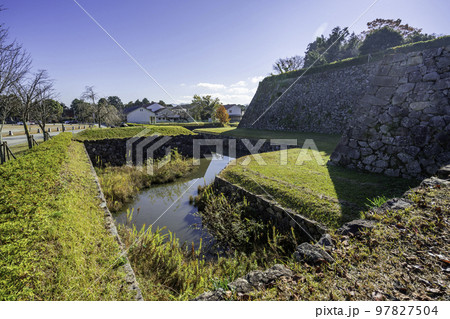 丹波篠山城跡　内堀　兵庫県丹波篠山市 97827504