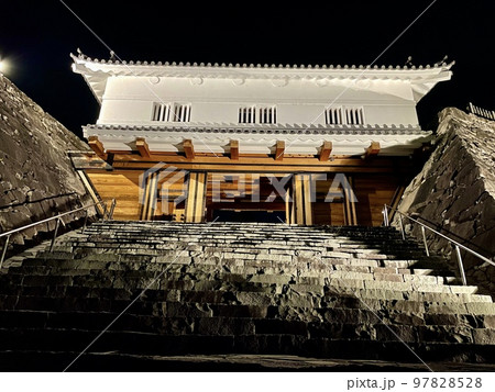 【山梨】甲府城 鉄門 97828528