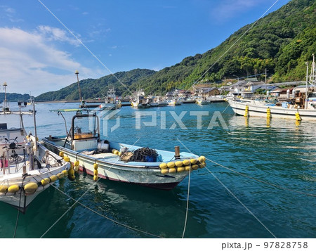 幣串へぐし港周辺の風景　獅子島　長島町　出水郡　鹿児島県 97828758