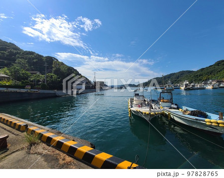幣串へぐし港周辺の風景　獅子島　長島町　出水郡　鹿児島県 97828765