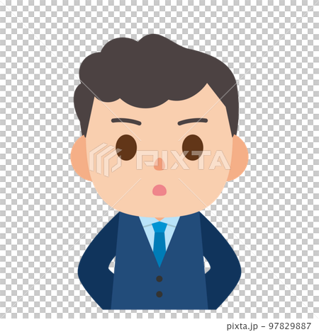 発言する男性 97829887