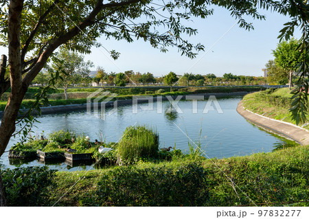 Taichung Central Park. Xitun District Shuinan Economic and Trade Area. Taichung City, Taiwan. 97832277